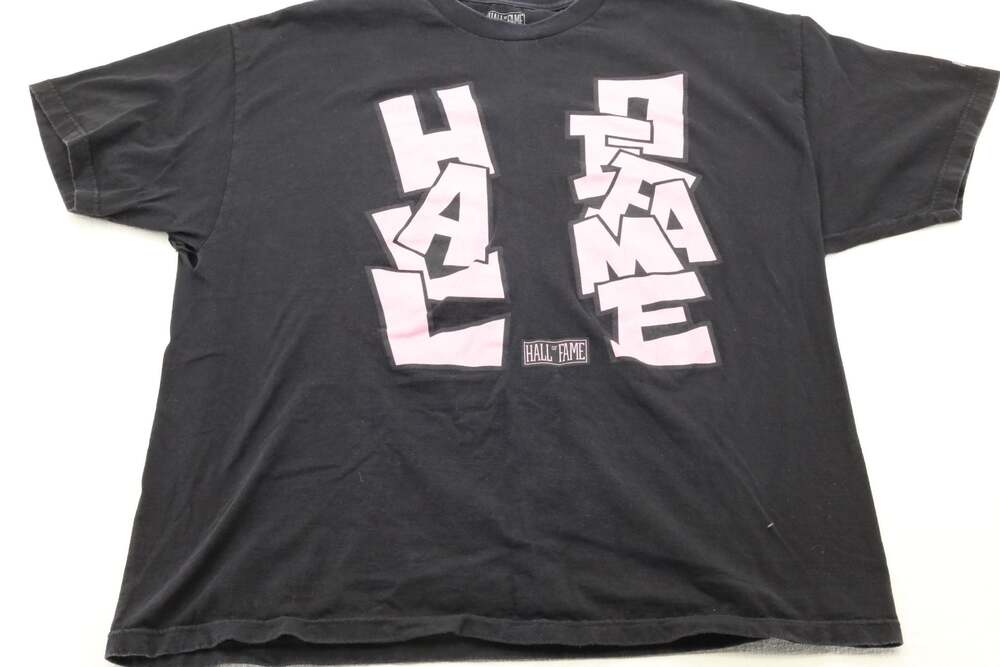 Hall of Fame 2nd Sucks Graphic T-Shirt Black Men's 2XL